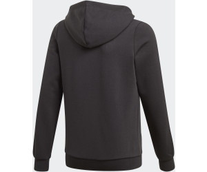 Adidas Essentials 3 Stripes Hooded Jacket Kids blackwhite Adidas Essentials 3 Stripes Hooded Jacket Kids blackwhite