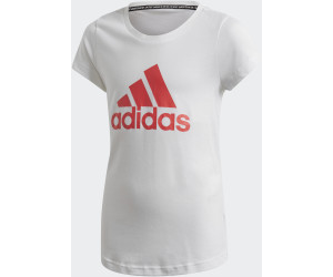Adidas Must Haves Badge of Sport T Shirt Kids whitecore ADIDAS Mädchen Shirt Must Haves Badge of Sport türkis | 128
