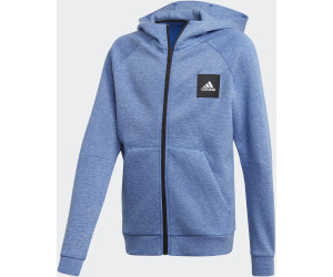 Adidas Must Haves Hooded Jacket Kids blue mel. (FM4826) ab Adidas Must Haves Hooded Jacket Kids blue mel. (FM4826) ab