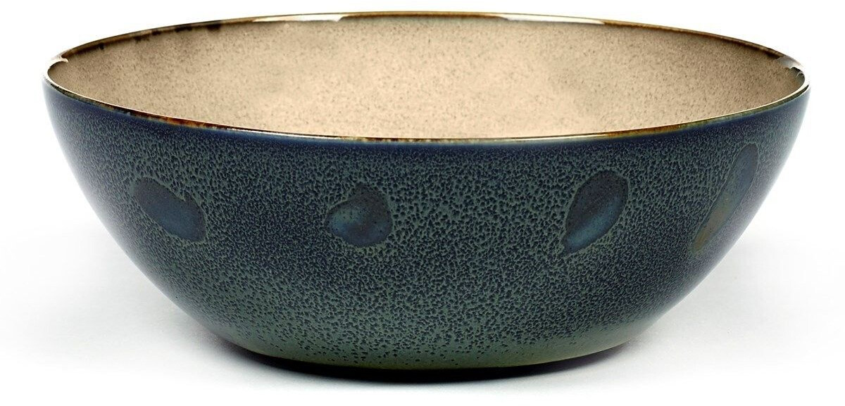Serax Terres de Rêves bowl L Misty gray-dark blue