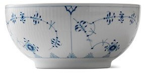 Royal Copenhagen Blue Fluted Plain bowl ribbed Ø 18cm