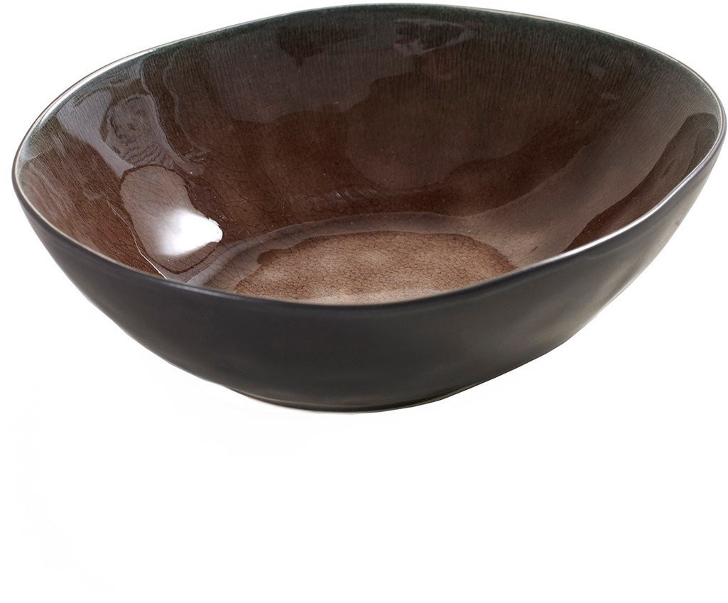 Serax Pure oval bowl large brown