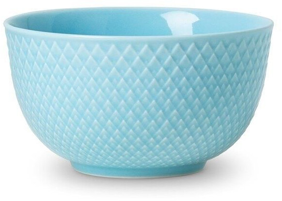 Lyngby Porcelæn Rhombe bowl 32cl Turkos