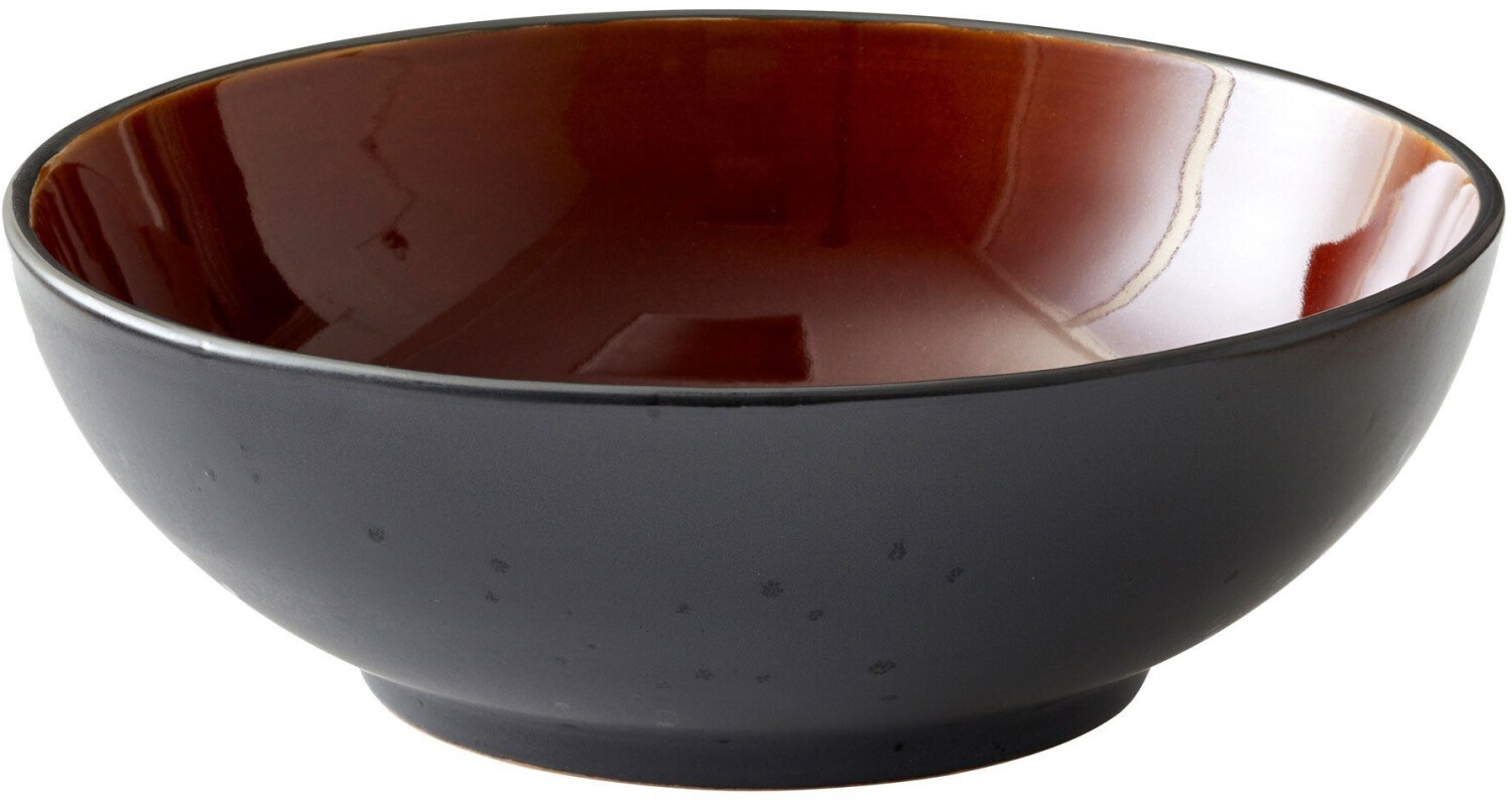 Bitz Salad bowl Ø30 cm black-amber