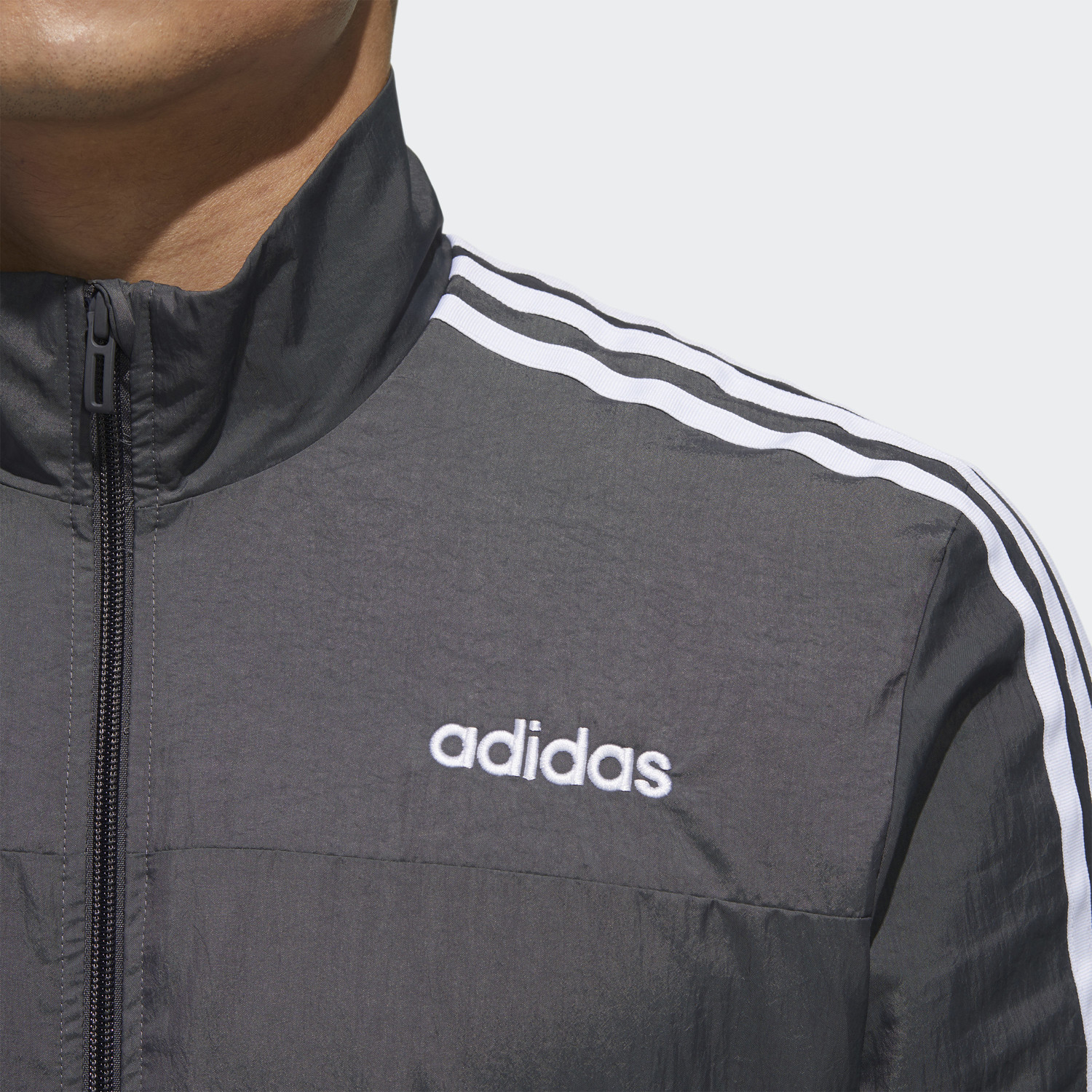 Buy Adidas Essentials Woven Tracksuit grey six/legend ink/white (GD5490 ...