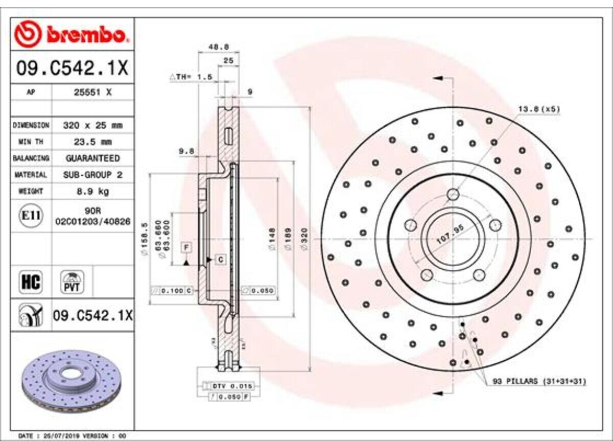 Brembo 09.C542.1X