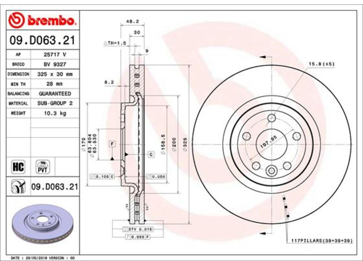 Brembo 09.D063.21