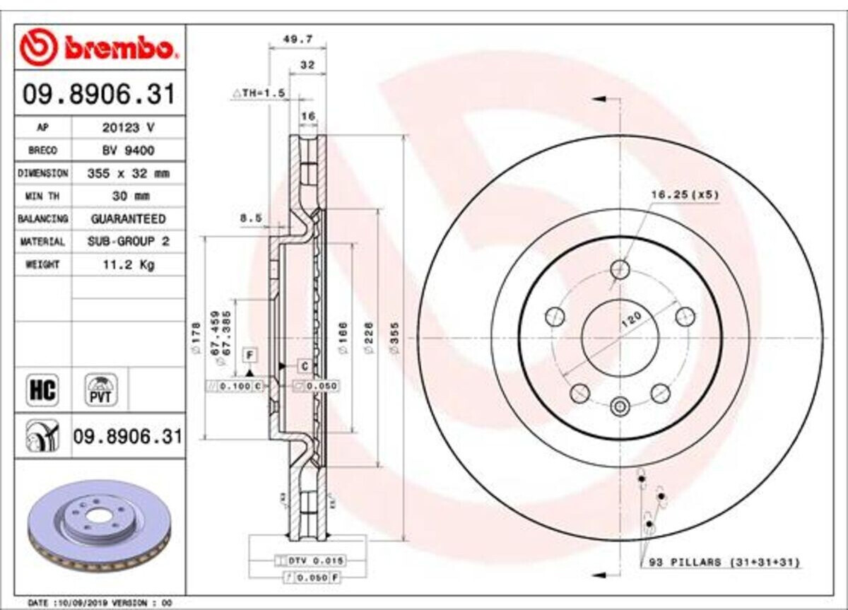 Brembo 09.8906.31