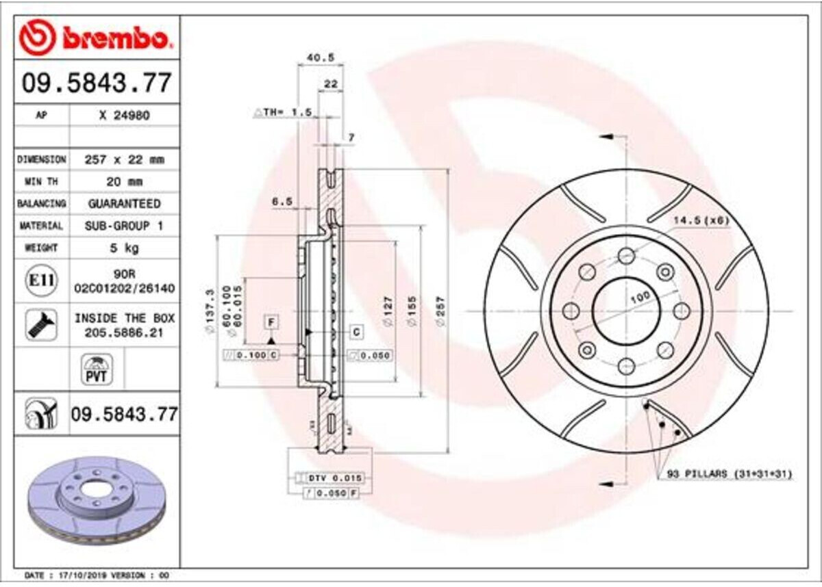 Brembo 09.5843.77