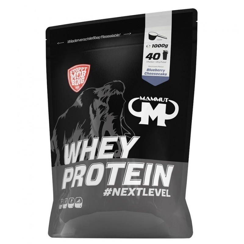 Mammut Whey Protein Next Level 1000 g blueberry cheesecake
