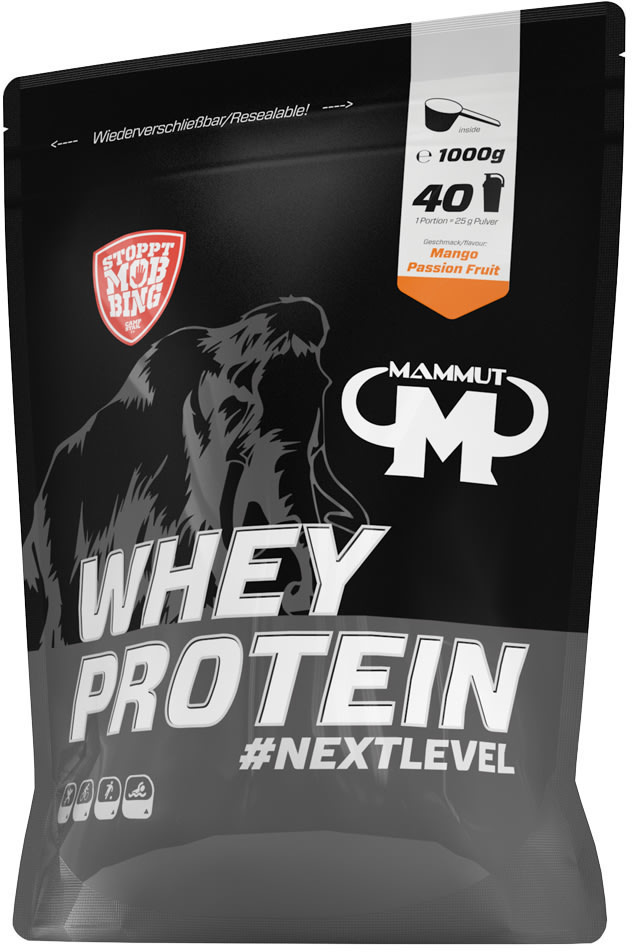 Mammut Whey Protein Next Level 1000 g mango passion fruit