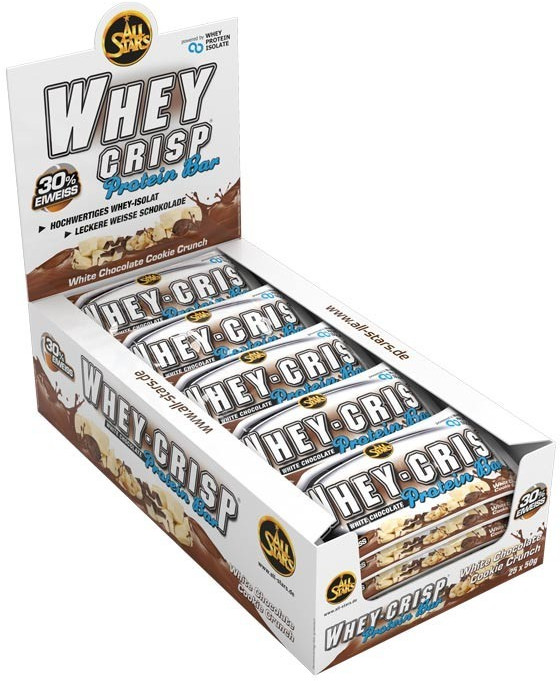 All Stars Whey-Crisp Bar 25 x 50 g White Chocolate Cookie Crunch