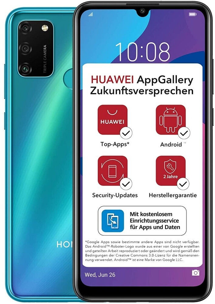 Honor 9A bleu