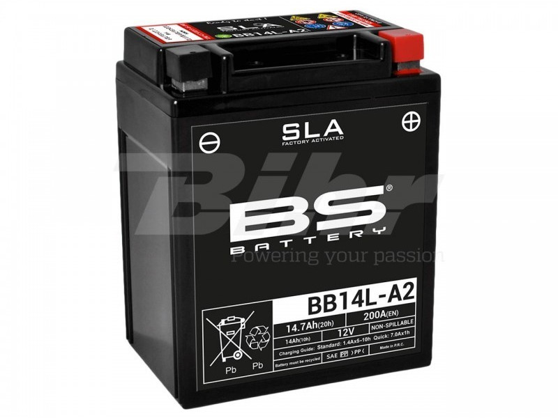 BS-Battery 12V 14Ah BB14L-A2 au meilleur prix sur