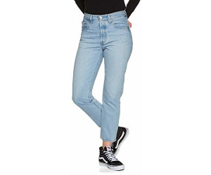 Levi's 501 crop on sale jeans in light wash