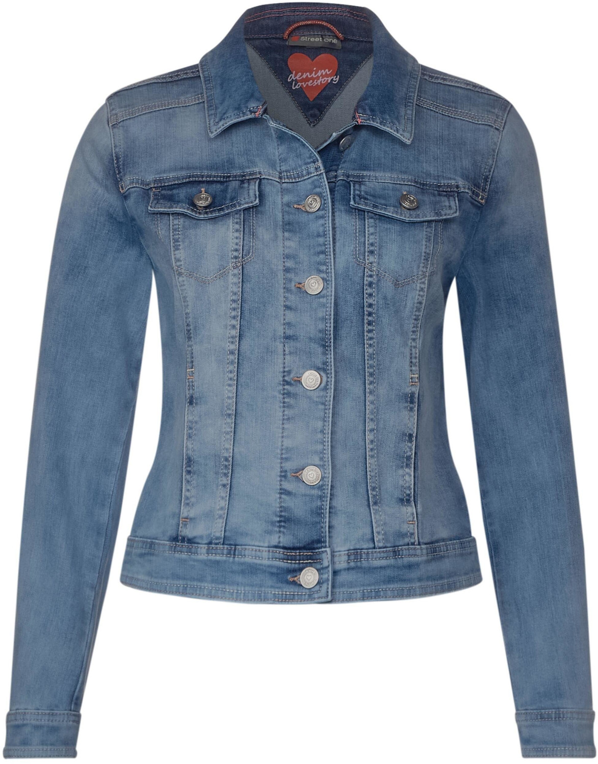 Street One Denimjacket Roxana (211131) blue random bleach