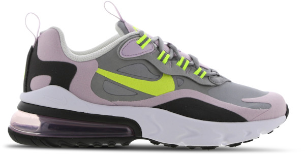 Buy Nike Air Max 270 React Kids Particle Grey Iced Lilac Off Noir