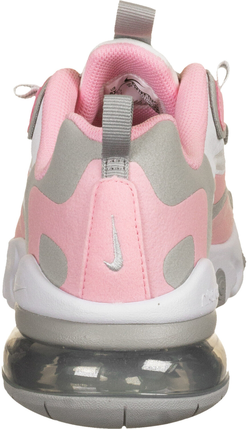 Buy Nike Air Max 270 React Kids White Light Smoke Grey Metallic