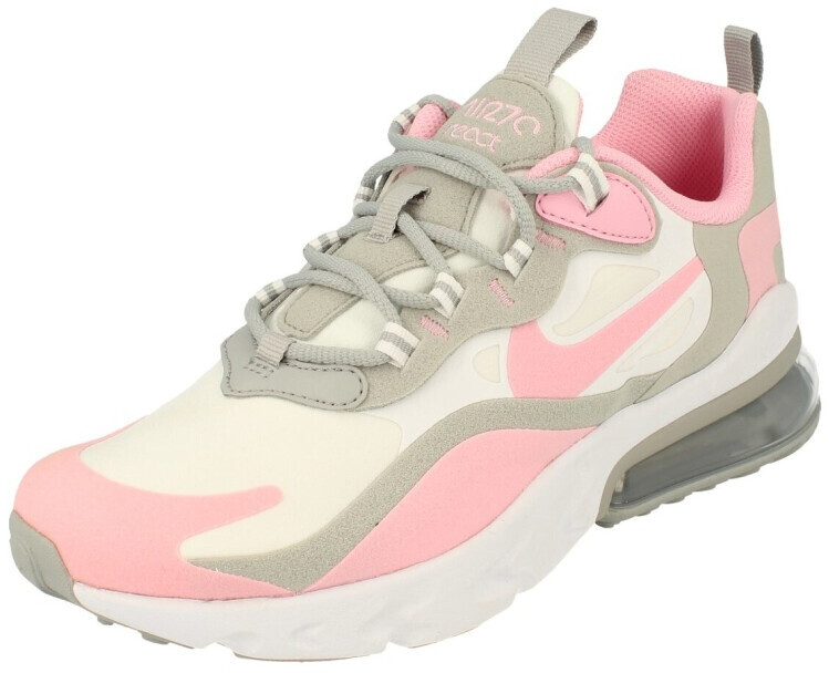 Buy Nike Air Max 270 React Kids White Light Smoke Grey Metallic