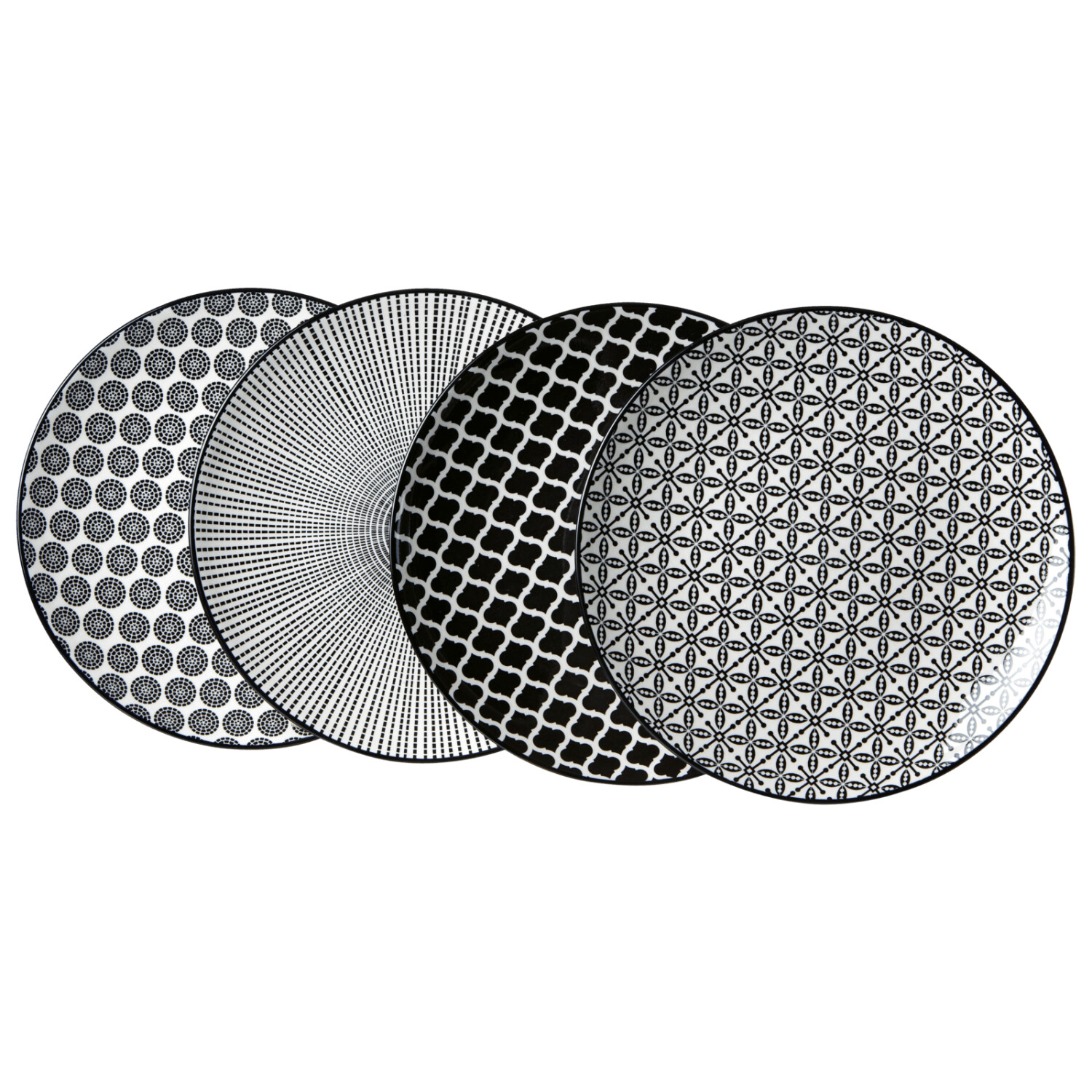Ritzenhoff & Breker Takeo dessert plate set, 4 pieces, 21.5 cm