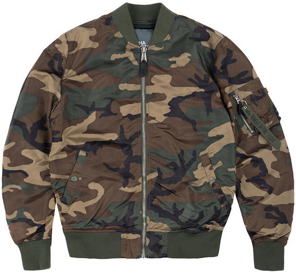 Alpha Industries MA-1 VF LW Man wdlc camo