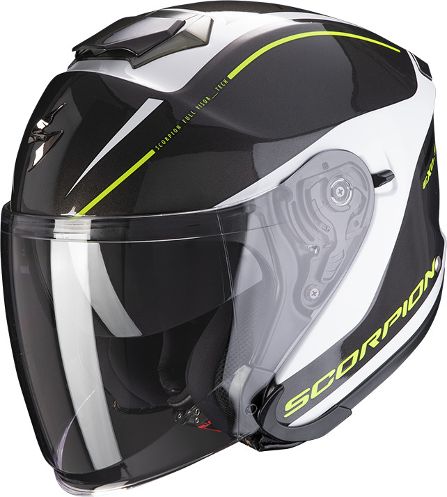 Scorpion EXO-S1 Shadow Pearl White/Neon Yellow