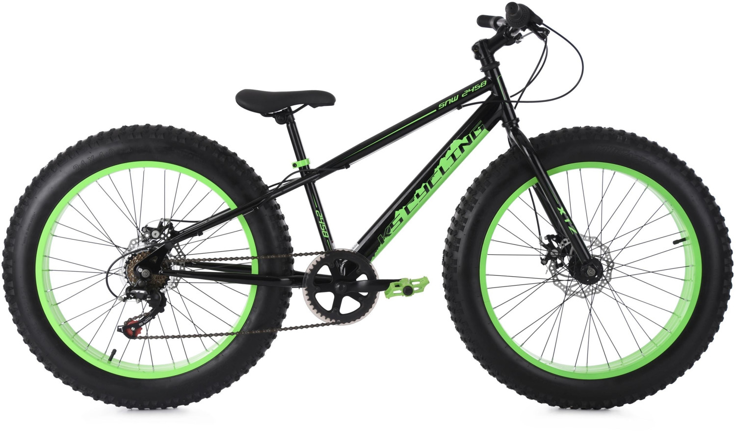 KS Cycling Fatbike (24) black-green