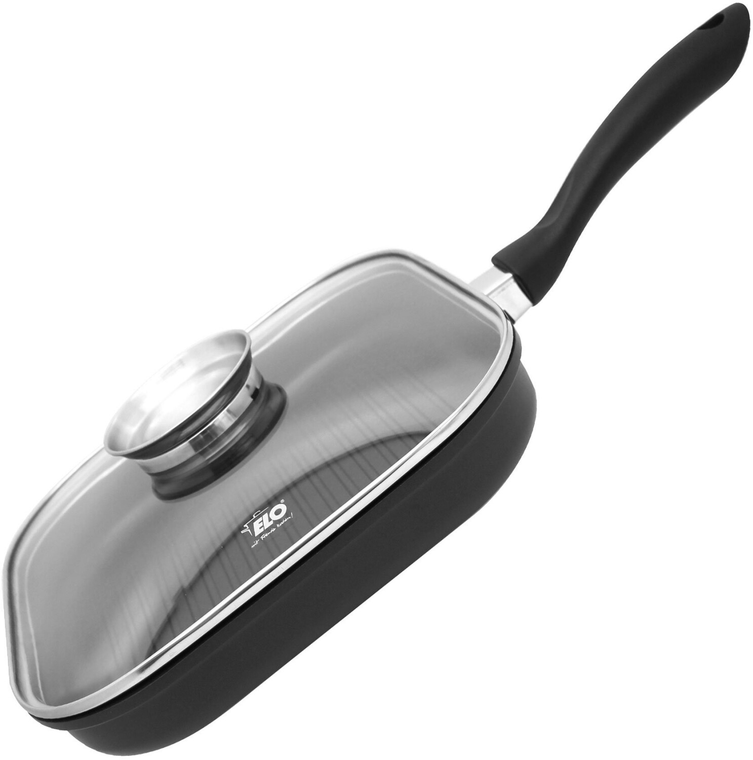 Elo Alucast Grill Pan with Lid 28 x 28 cm