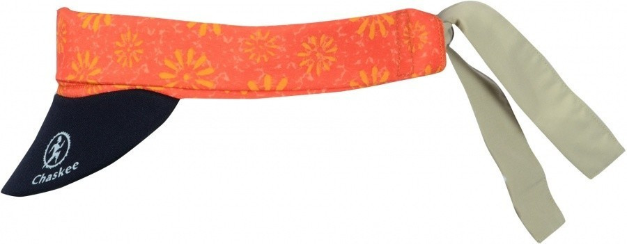 Chaskee Visor Snap Cap Happy Flowers red