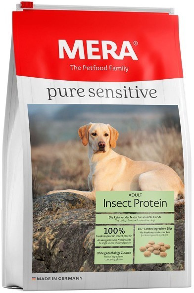 MERA Pure sensitive dog Insect Protein dry food 12,5kg