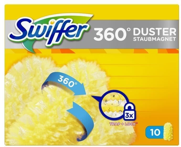 Plumeau Attrape-Poussière XXL Kit Duster SWIFFER : le plumeau + 2