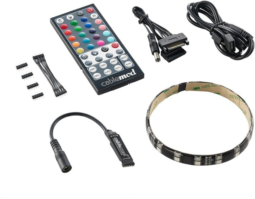 CableMod WideBeam Hybrid LED Kit 30cm RGB