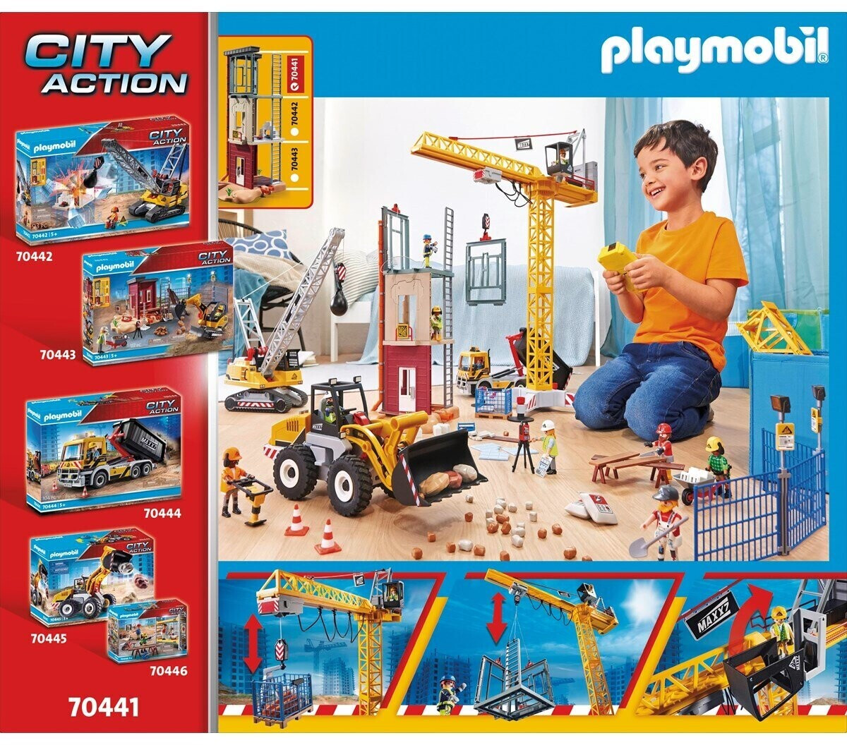 Playmobil Grue de chantier avec accessoires (9399) - Galaxus
