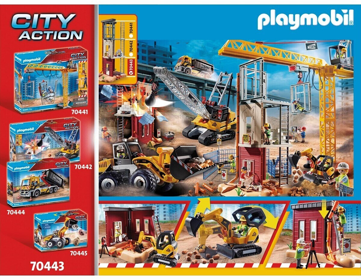Soldes Playmobil Mini-pelleteuse et chantier (70443) 2024 au meilleur prix  sur