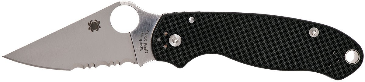 Spyderco Para 3 partly serrated