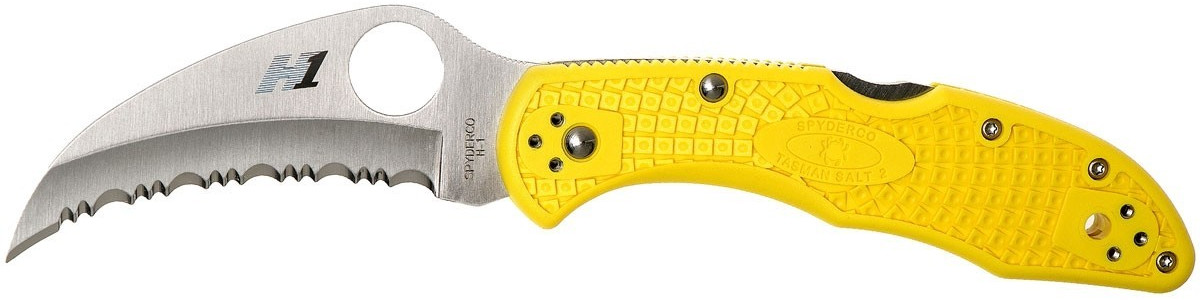 Spyderco Tasman Salt 2 yellow