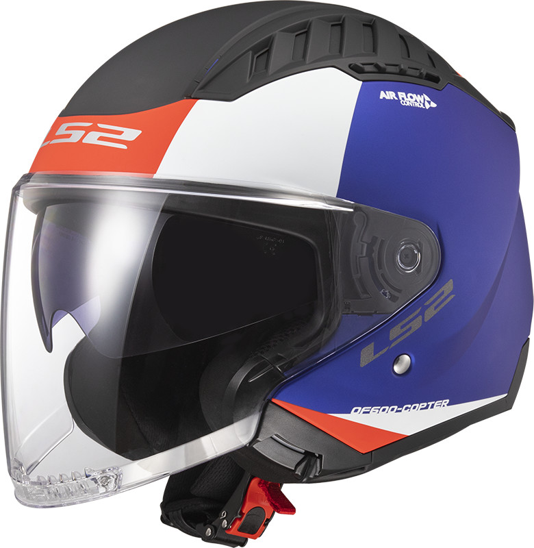 LS2 Copter OF600 Urbane Matt Blue Red
