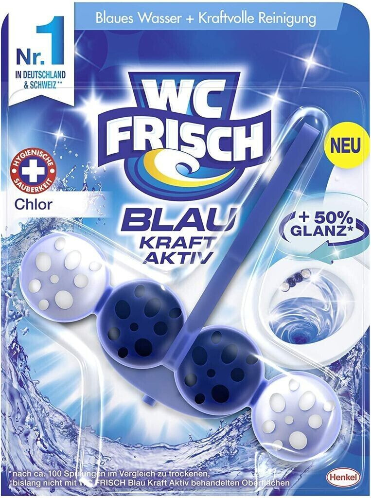 WC Frisch WC-Reiniger Kraft (1 | Blau Aktiv Chlor € Preisvergleich ab 1,95 St) bei
