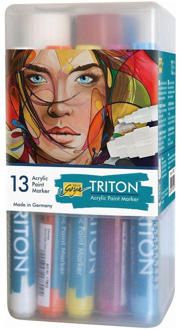 C. Kreul Triton Acrylic Paint Marker 1,4mm/15mm Set of 13