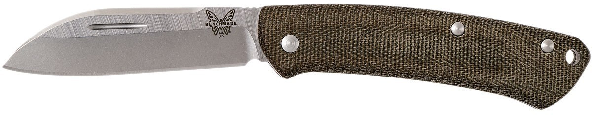 Benchmade Proper 319 Canvas Micarta Slipjoint