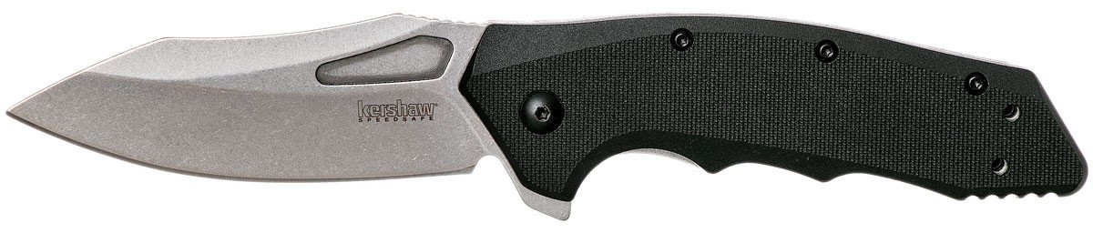 Kershaw Flitch stonewashed blade