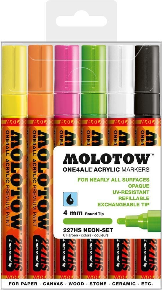 MOLOTOW One4All HS Neon Marker Set of 6