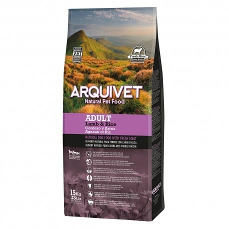 Arquivet Adult lamb and rice 15 kg