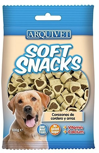 Arquivet Soft Snacks lamb and rice hearts