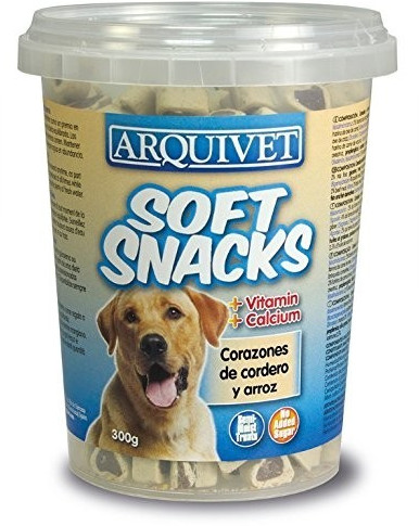 Arquivet Soft Snacks lamb and rice hearts 300 g