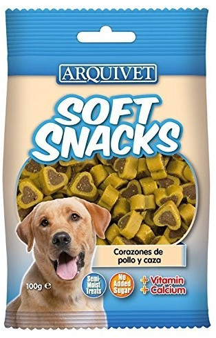 Arquivet Soft Snacks chicken and game meat hearts 100 g