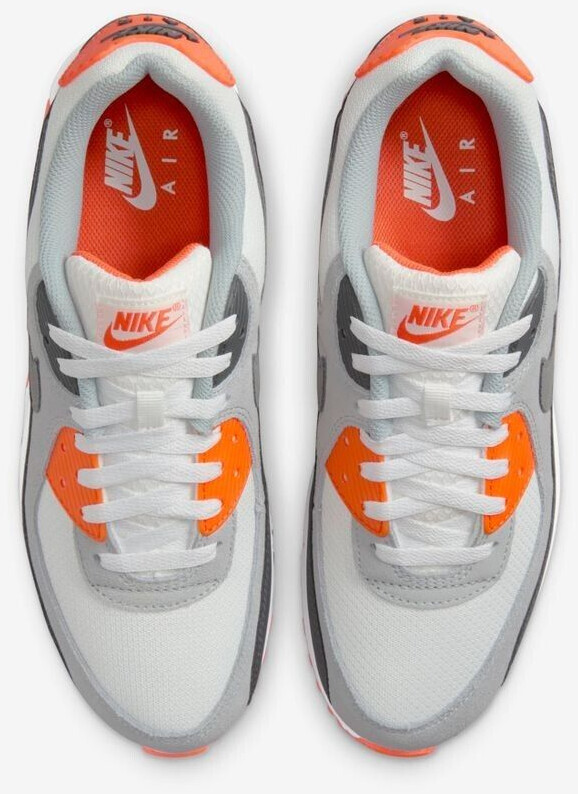 Nike Air Max 90 DM0029 108 summit white safety orange dark smoke grey smoke grey ab 114 06 Preisvergleich bei idealo