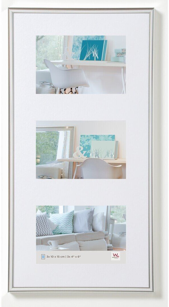 walther design New Lifestyle Gallery 3 x 15x20 silver