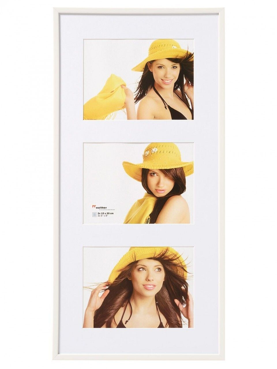 walther design New Lifestyle Gallery 3 x 15x20 white
