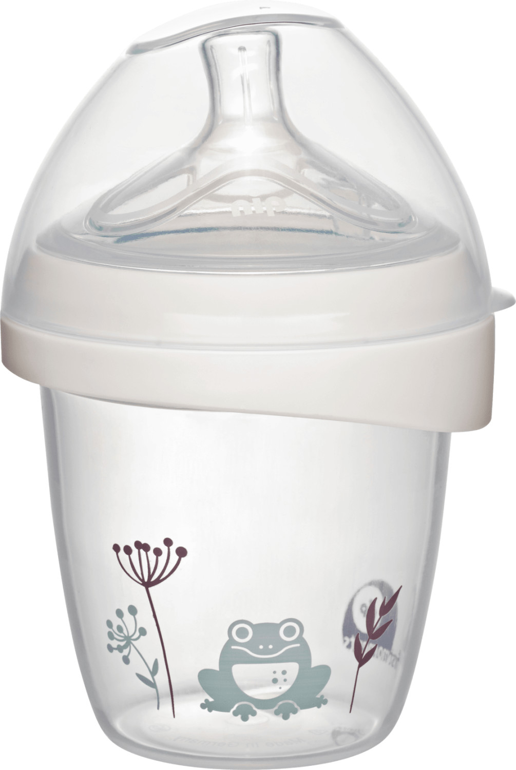 nip First Moments Wide Neck Bottle frog